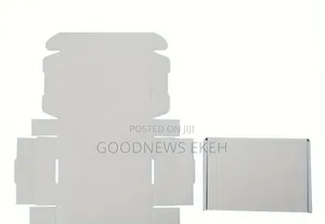 10pcs White Corrugated Cardboard Shipping Boxes