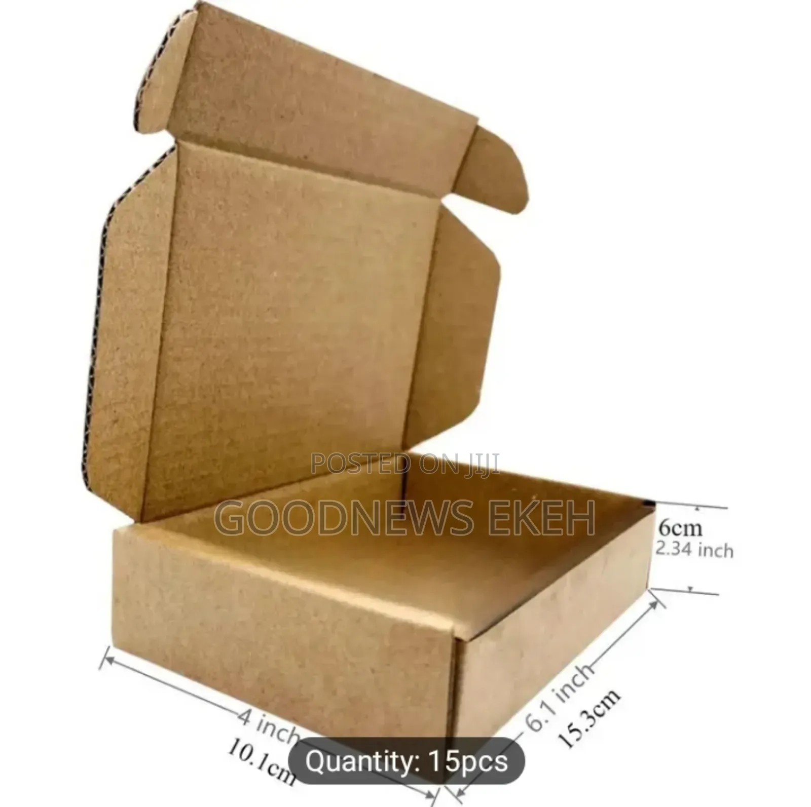 100pcs Small Corrugated Cardboard Boxes - Durable.
