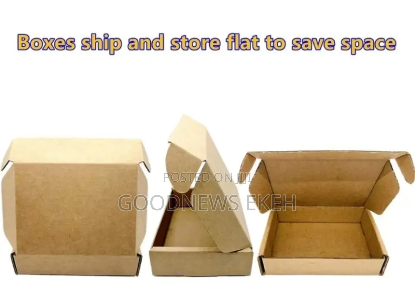 100pcs Small Corrugated Cardboard Boxes - Durable.