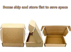 100pcs Small Corrugated Cardboard Boxes - Durable.
