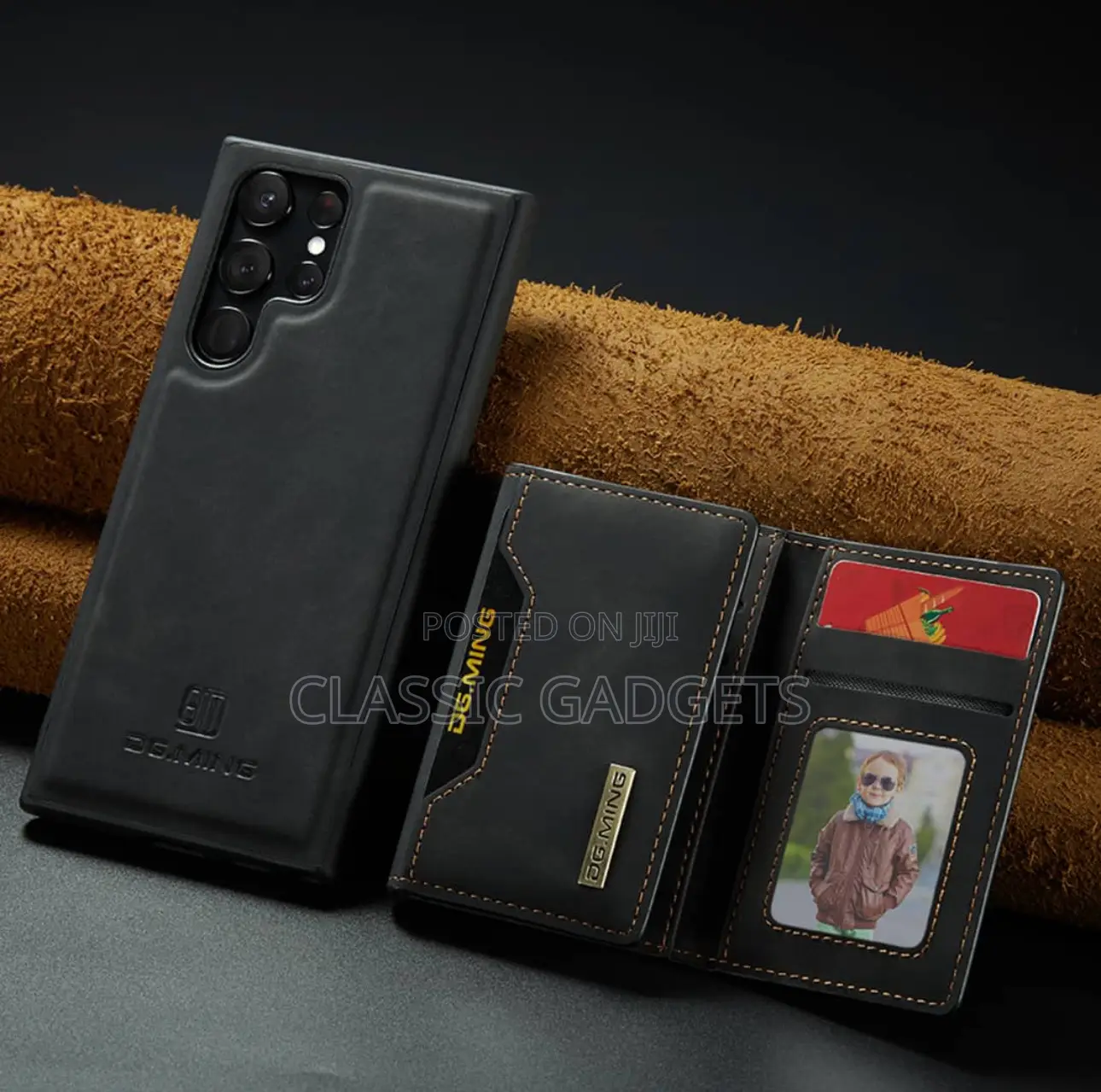 2 in 1 Leather Wallet Back Case for Galaxy S24 Ultra