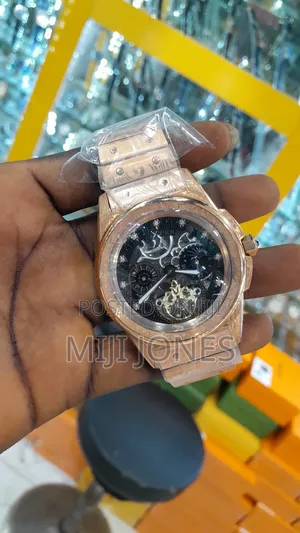 Photo - Inscription Rose Gold Chain Watch