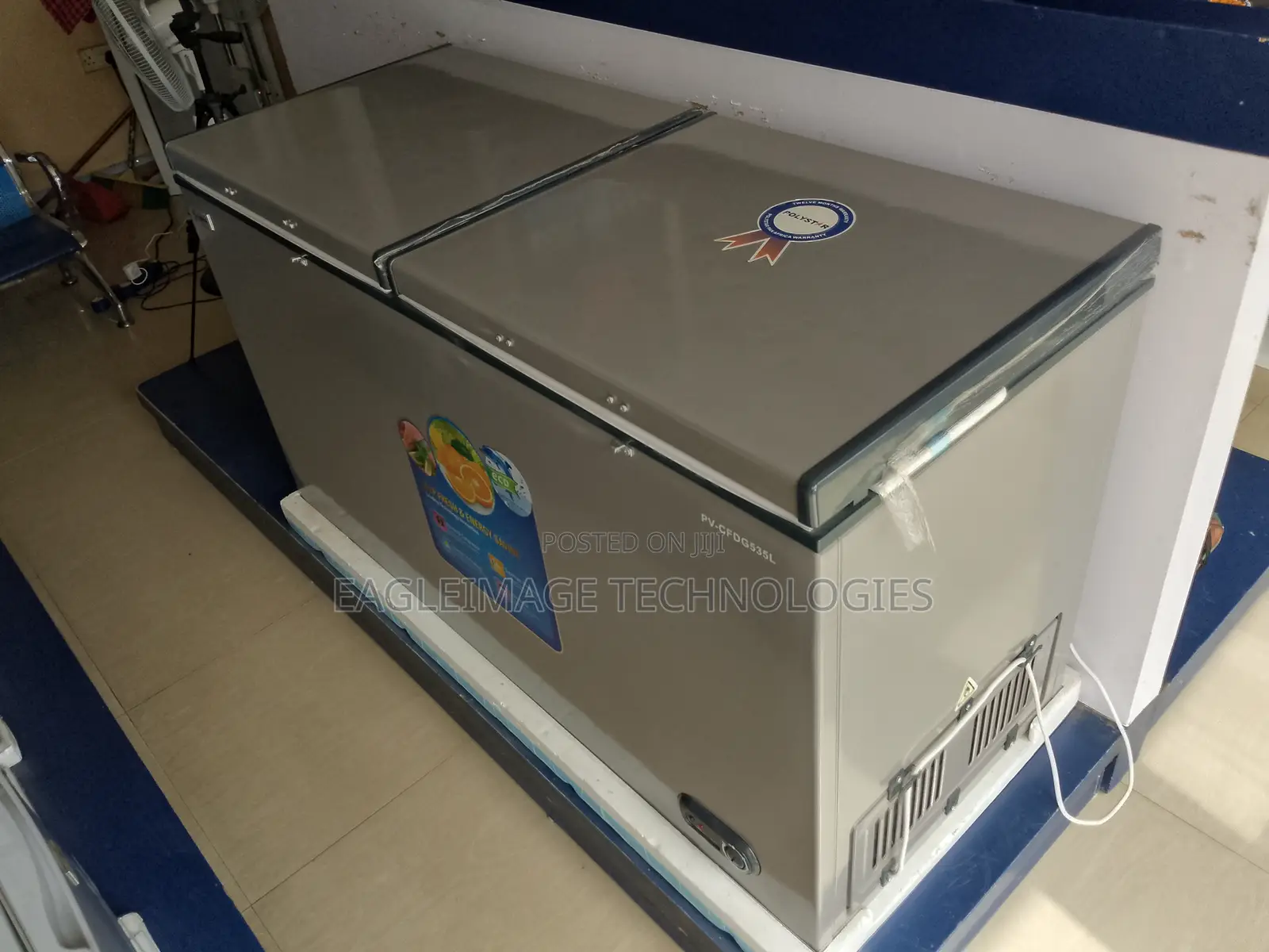 Absolutely Good Polystar Double Door Freezer(Pv-Cfdg535l)