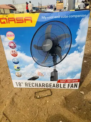 Original Qasa Rechargeable Fan 18” Available