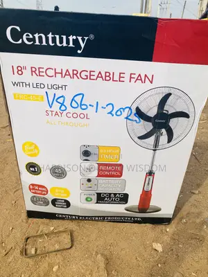 Original Century Rechargeable Fan 18” Available