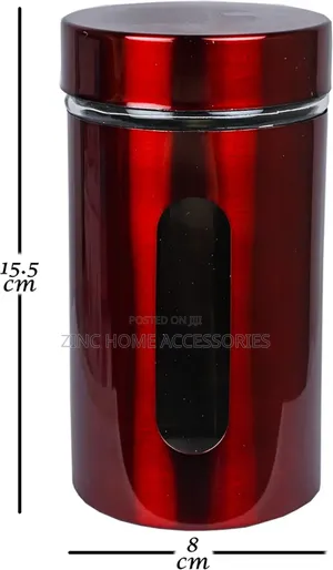 3pcs Glass Storage Canister Set
