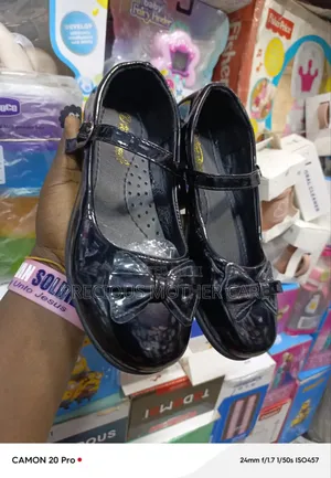 Photo - Girls School Shoe Black Up to 42