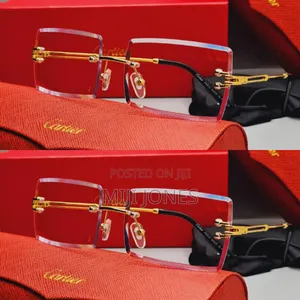 Box Shape Rimless See Through Eyewear