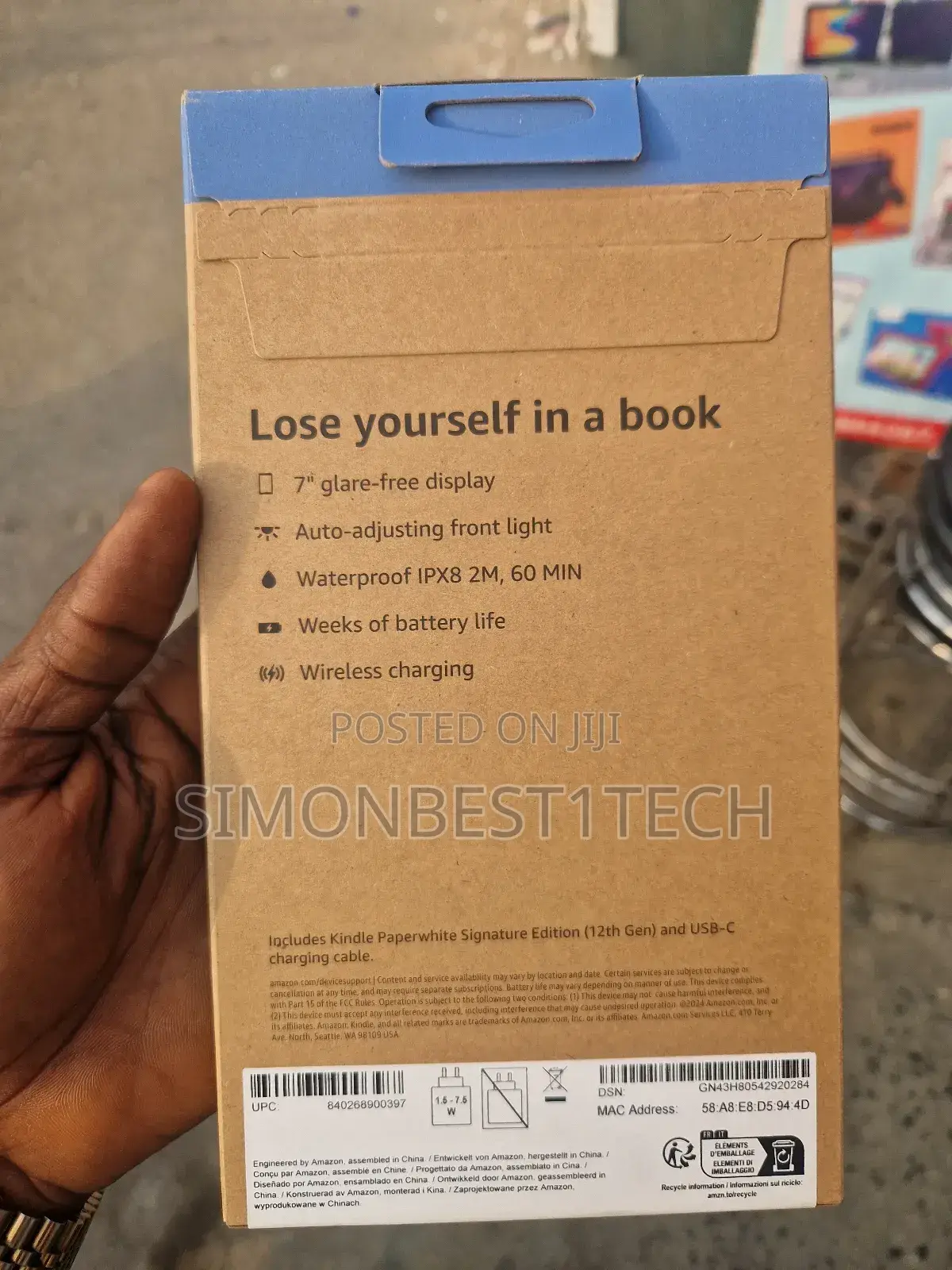 New Amazon Kindle Paperwhite 32 GB Black