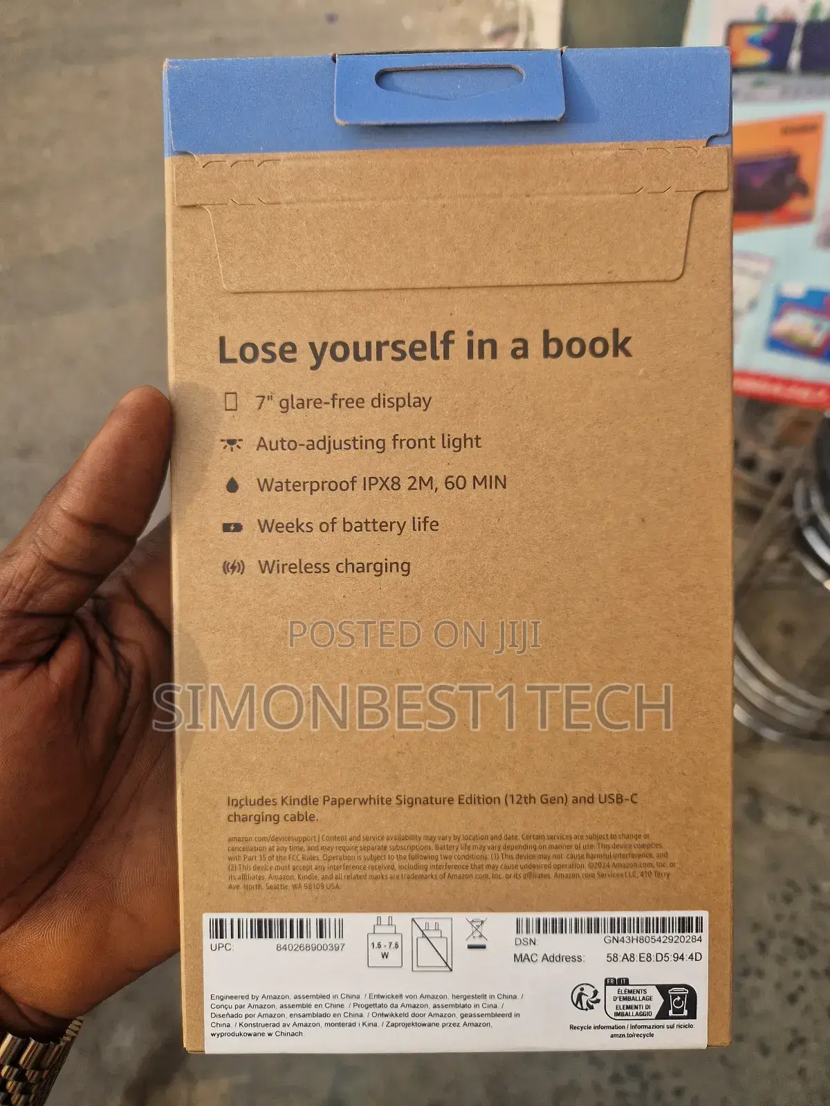 New Amazon Kindle Paperwhite 32 GB Black