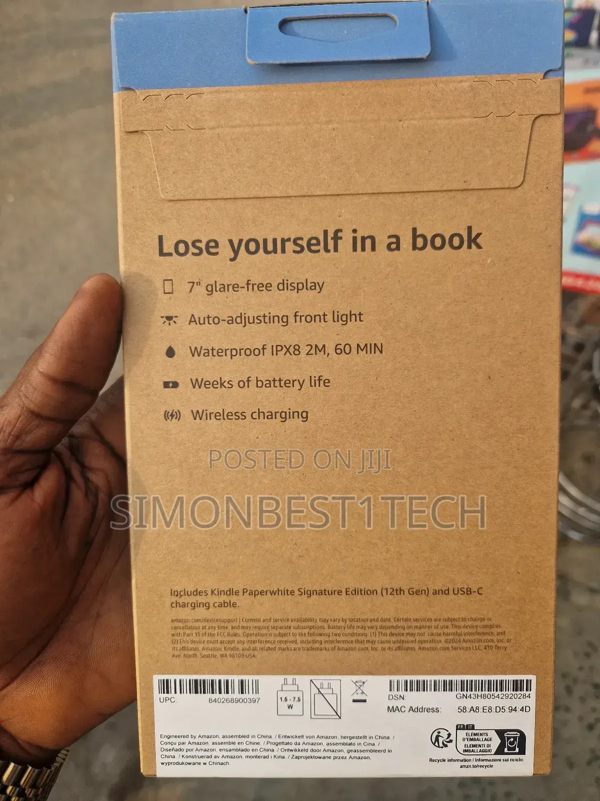 New Amazon Kindle Paperwhite 32 GB Black