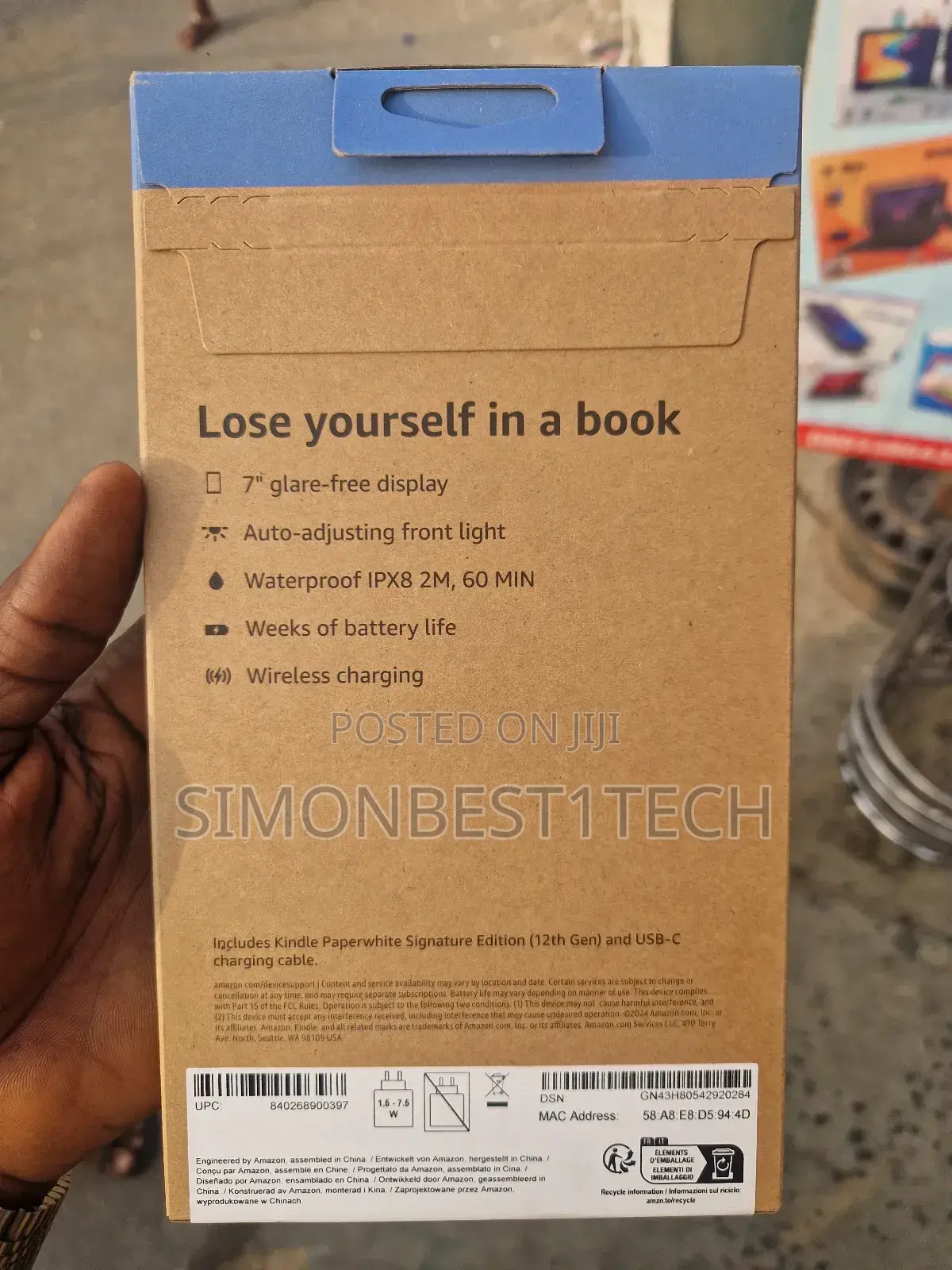New Amazon Kindle Paperwhite 32 GB Black