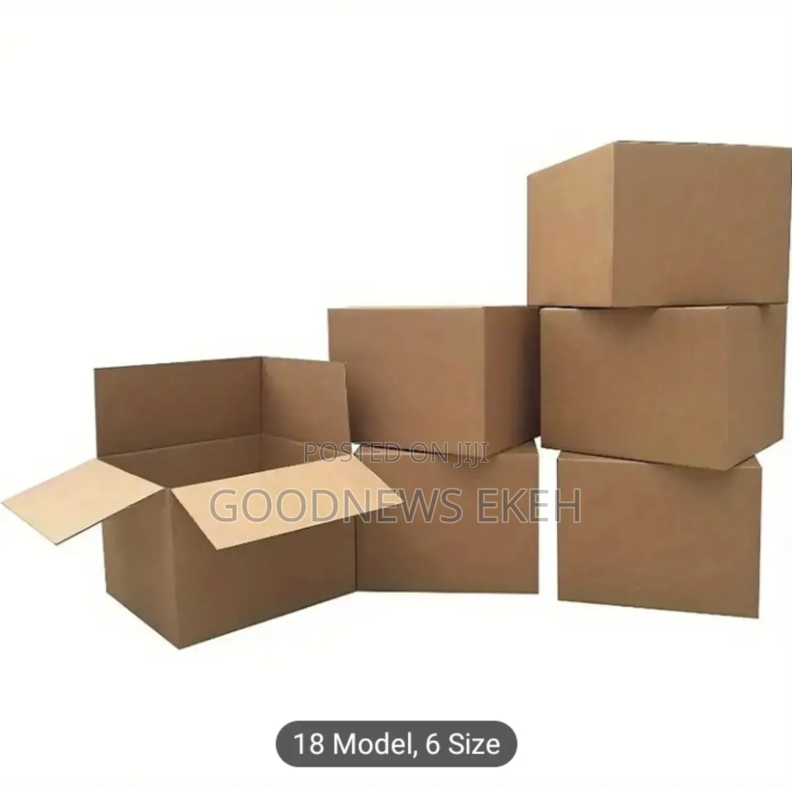 10-Pack Durable Five-Layer Corrugated Cardboard Boxes
