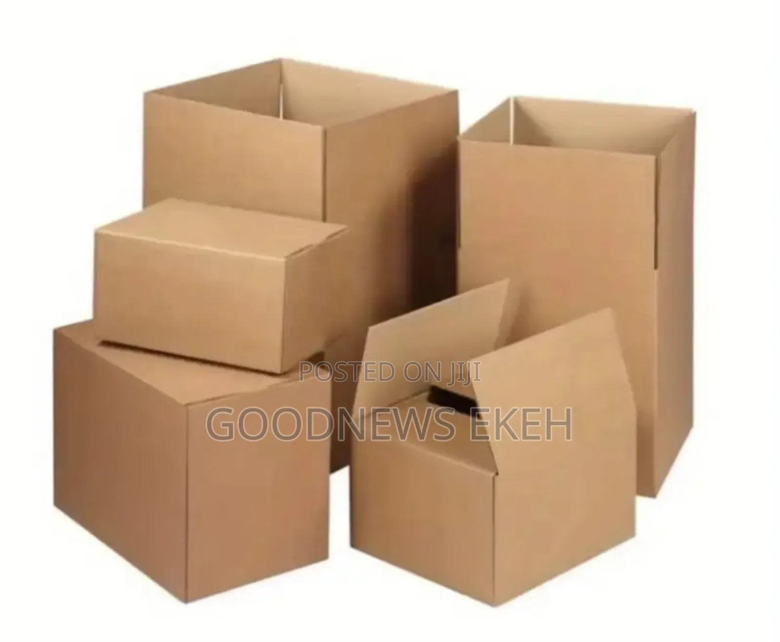 10-Pack Durable Five-Layer Corrugated Cardboard Boxes