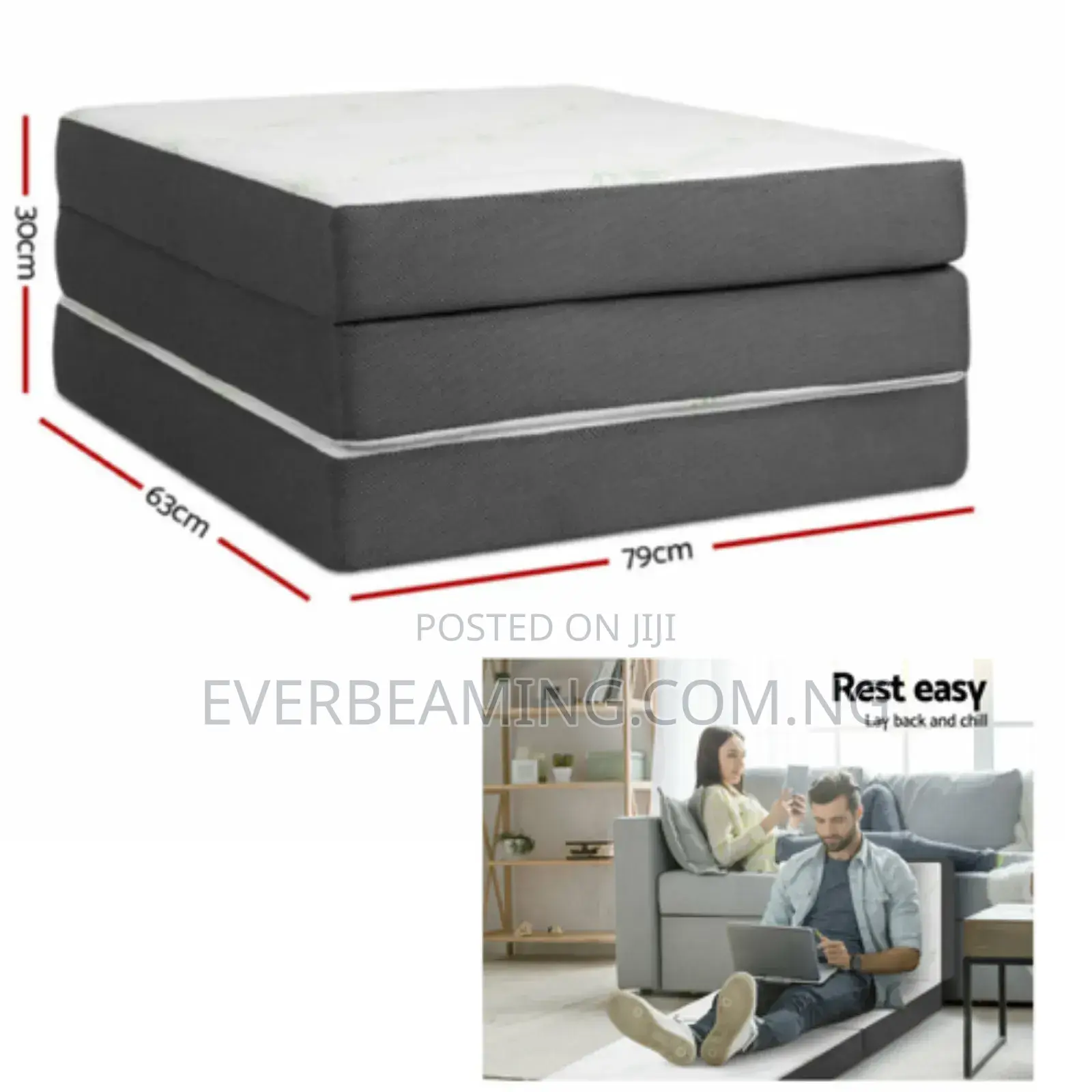 2.3ft Orthopedic Foldable Mattress