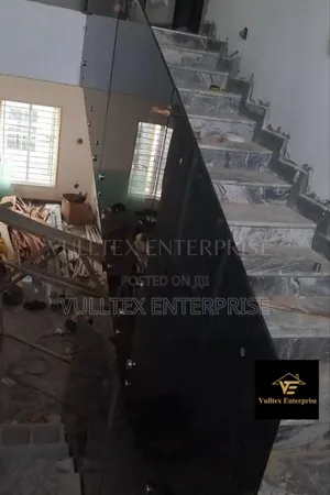 Side. Fit. Staircase Railing With Glass