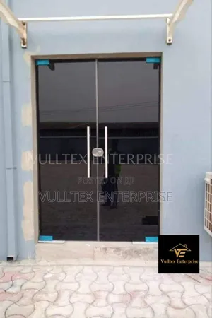 .Dark Grey Entrance Double Door