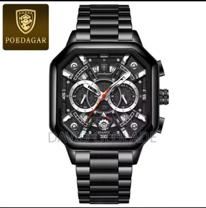 Poedagar Chain Chronograph Wristwatch