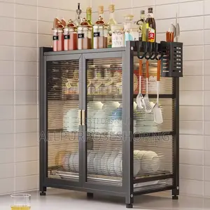 Multi Layer Double Door Rack With Cover