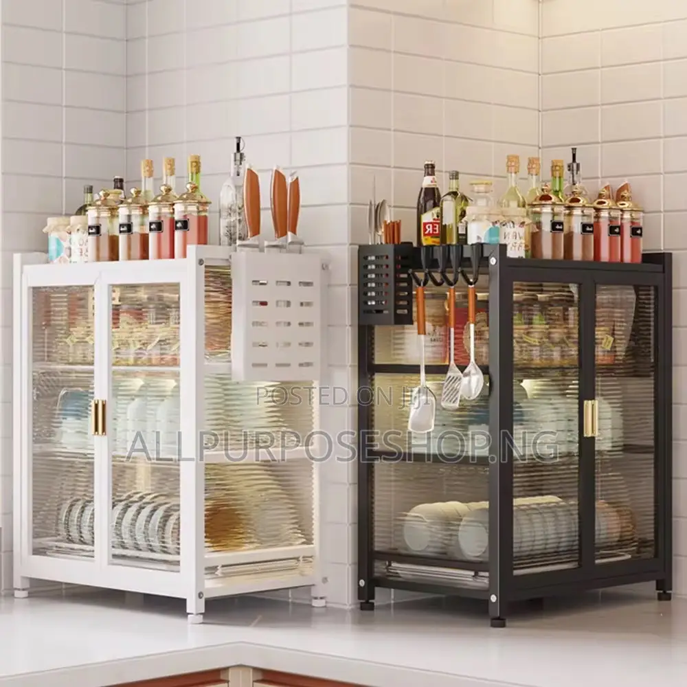 Multi Layer Double Door Rack With Cover