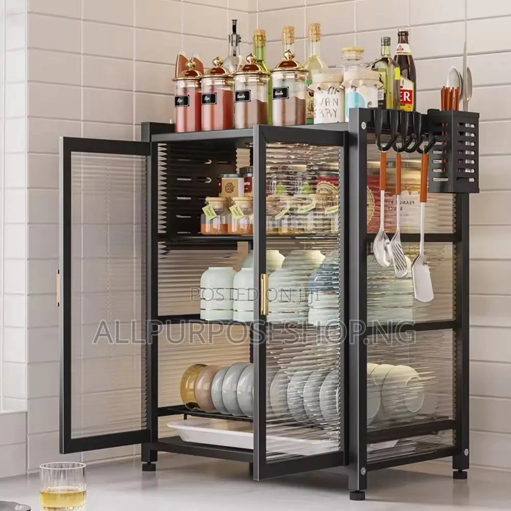 Multi Layer Double Door Rack With Cover