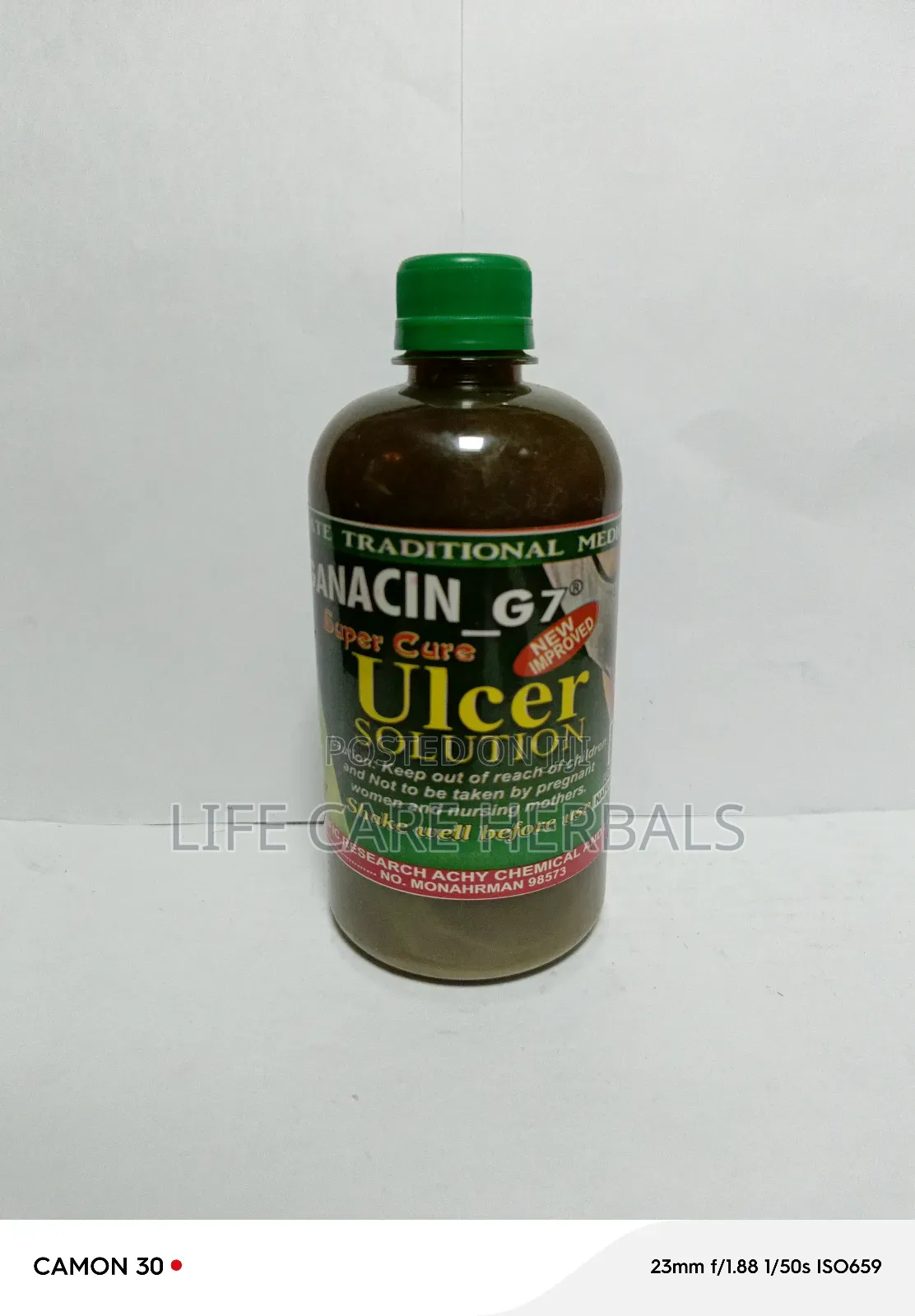 Ulcer Solution Herbal Liquid Ghanacin