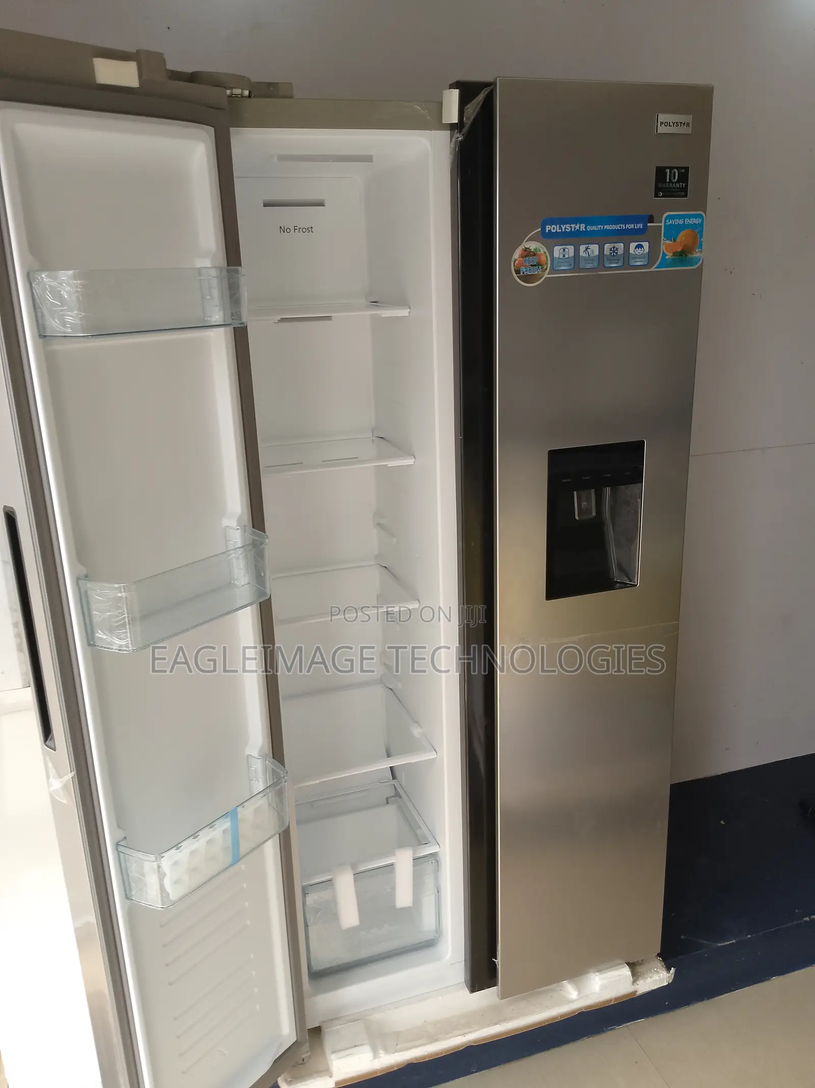 Standard Polystar 436L Side by Side Inverter Fridge
