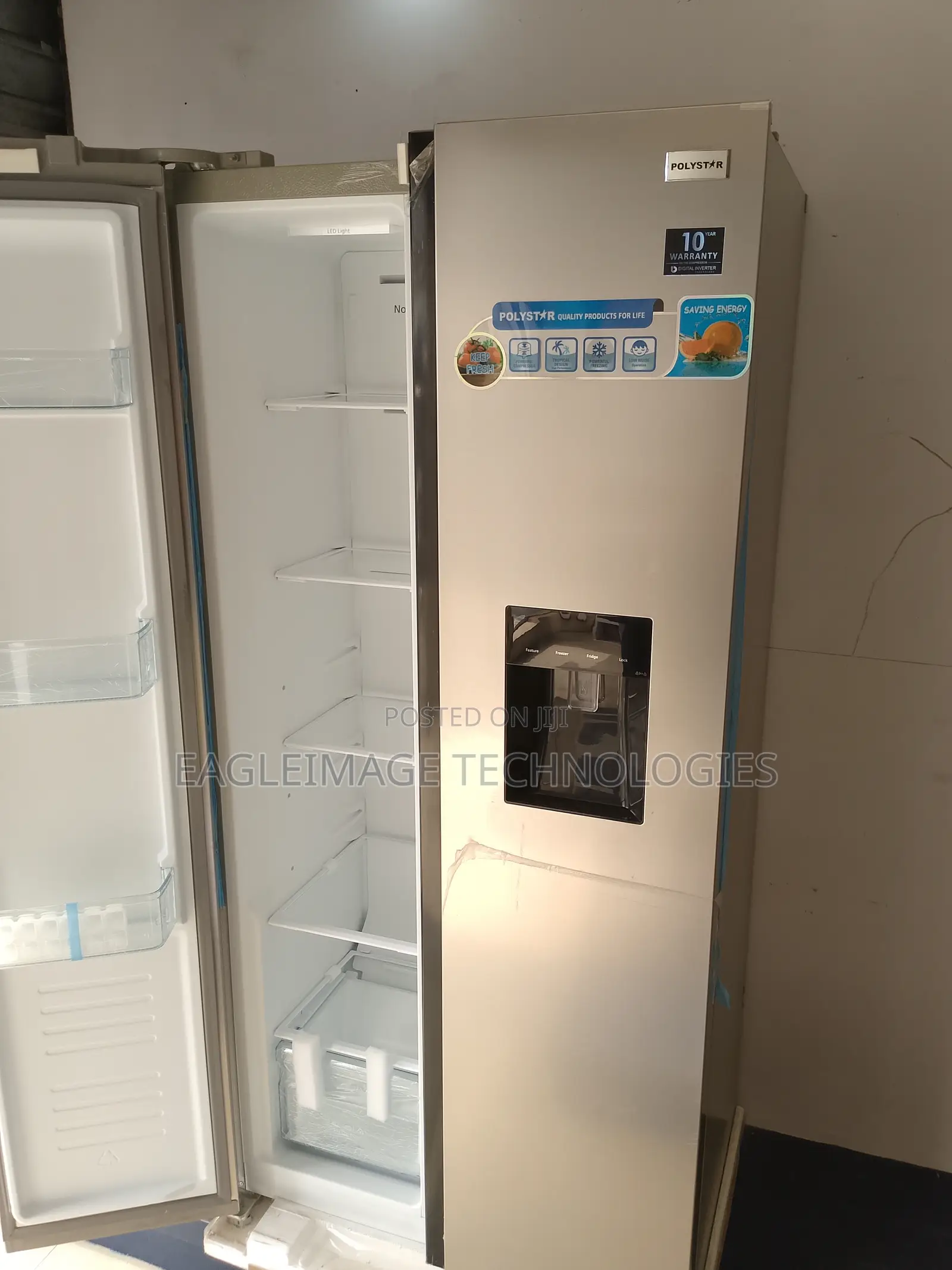 Newly Produced Polystar 436L Side by Side Inverter Fridge