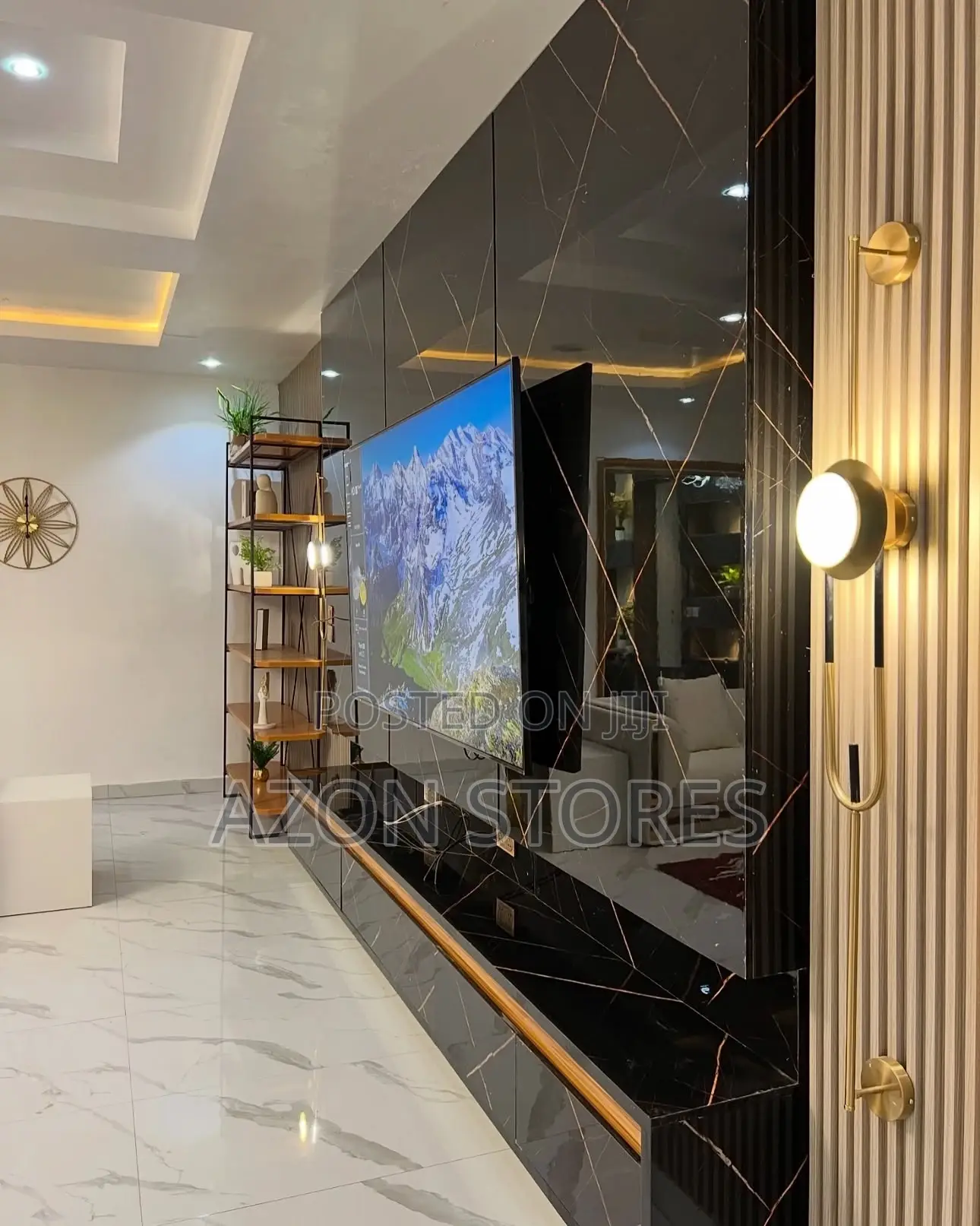 Tv Unit 8ft X10ft, Wall Cladding and Decor Shelves