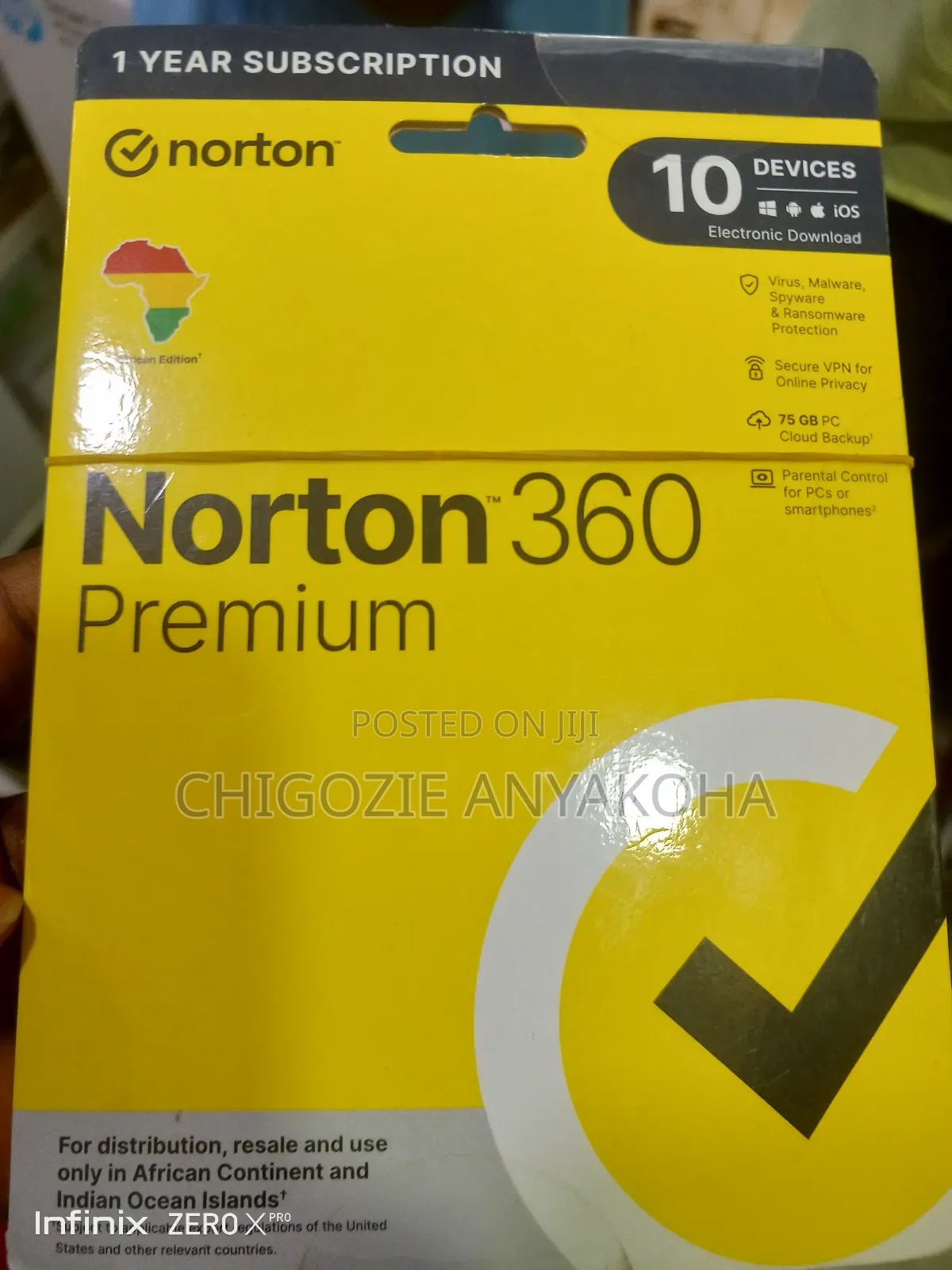 Norton 360 Premium 10 Devices 1 Year Windows/Mac/Android/Ios