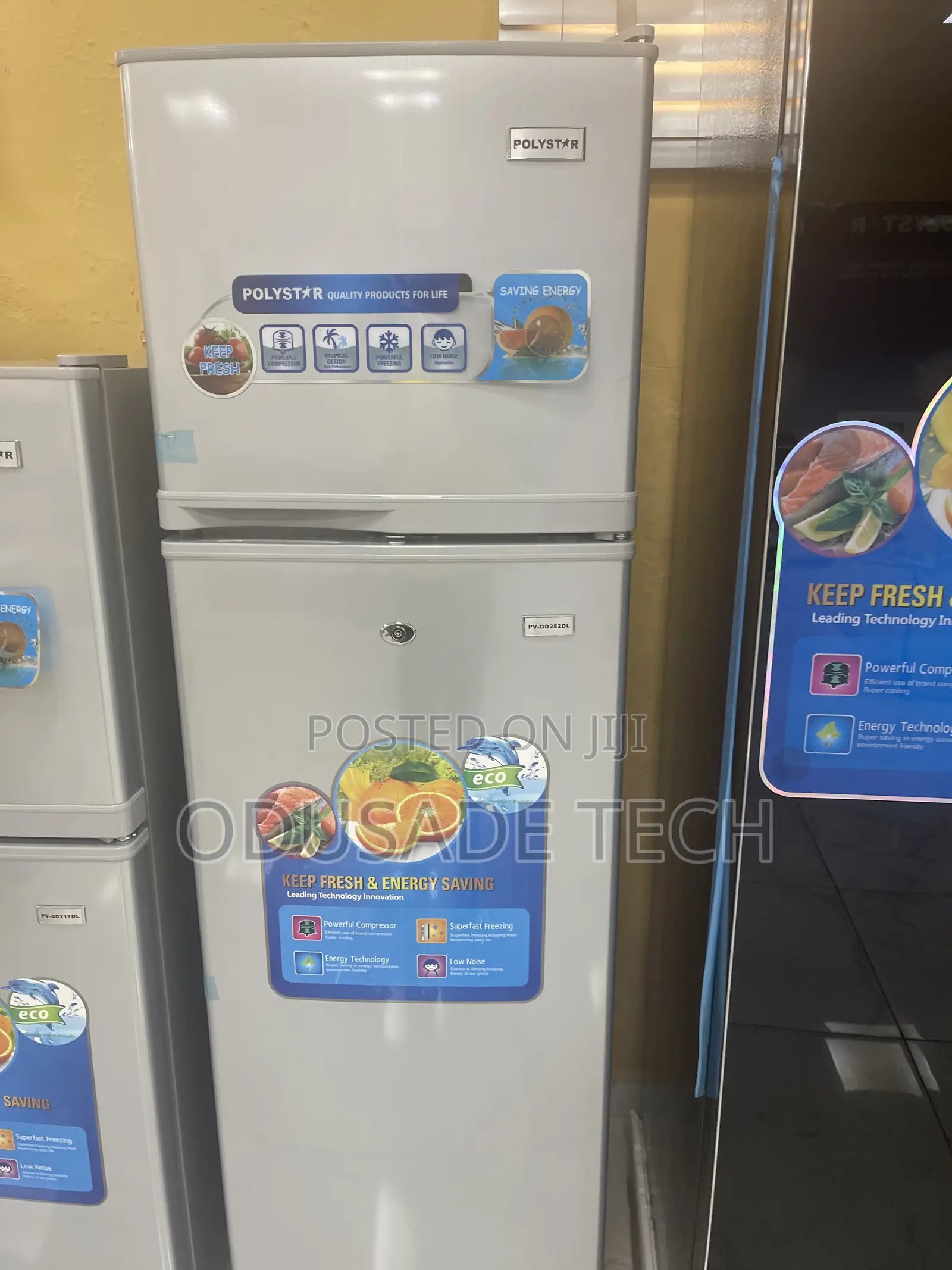 Tech Chill Polystar Refrigerator Double Door 168lpv-Dd252dl