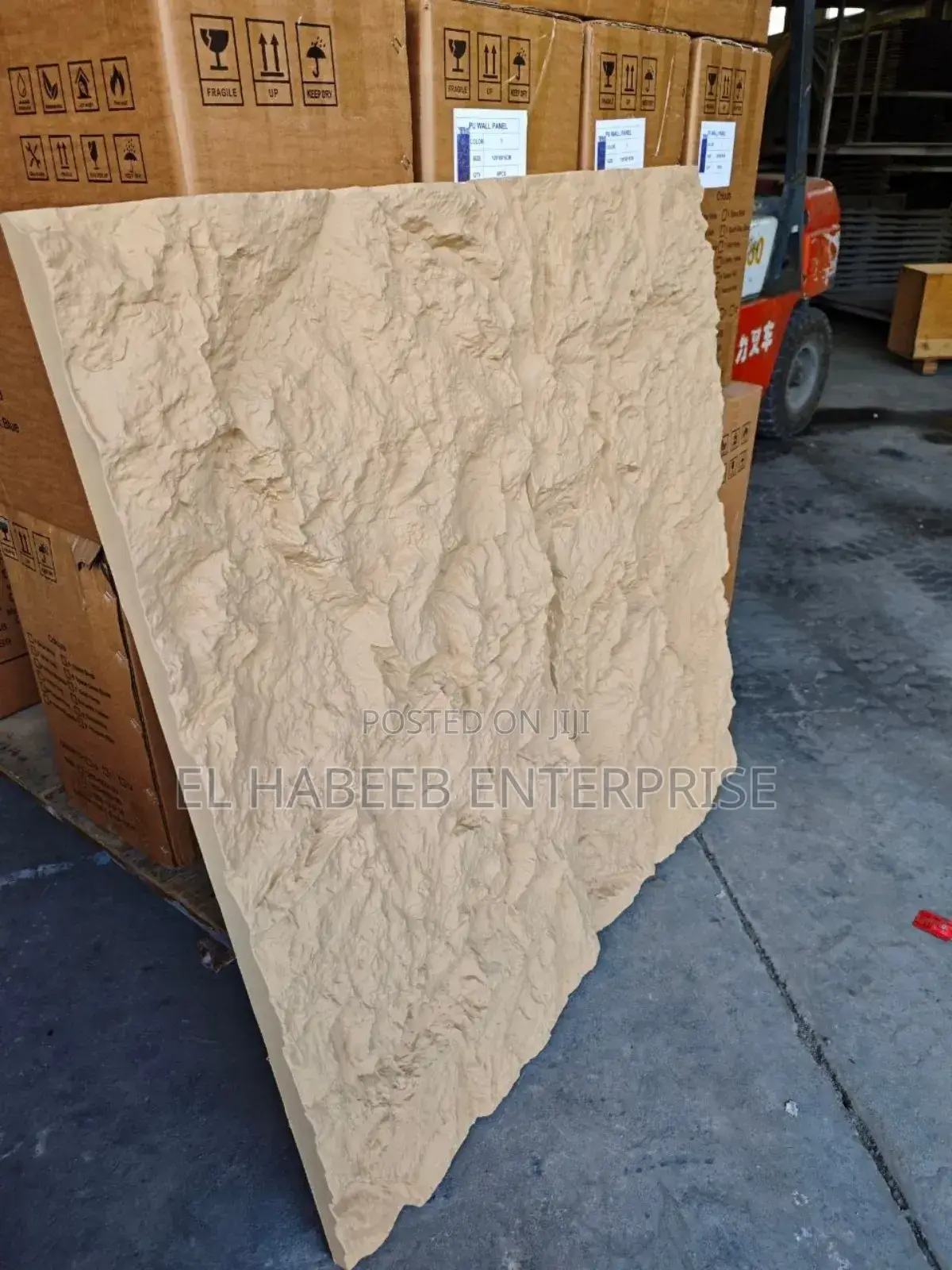 Pu 3d Stone Wall