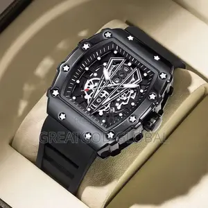 POEDAGAR RUBBER Wristwatch With Scratch Resistant Glass
