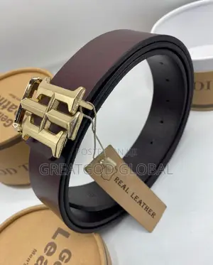 Luxury Leather Belt With Quality Head