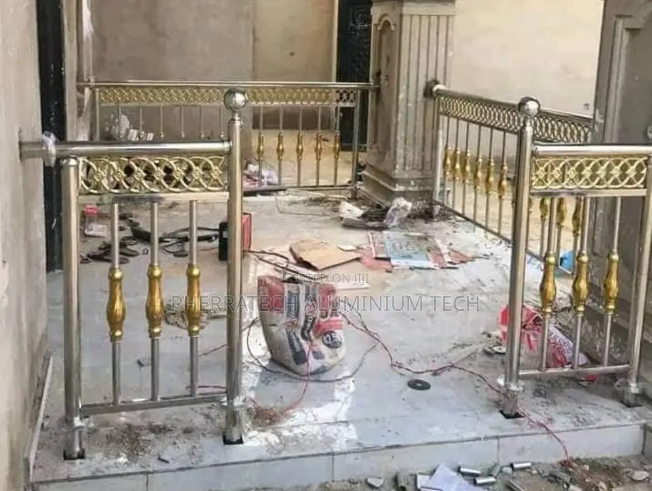 Gold and Sliver Stainless Handrail