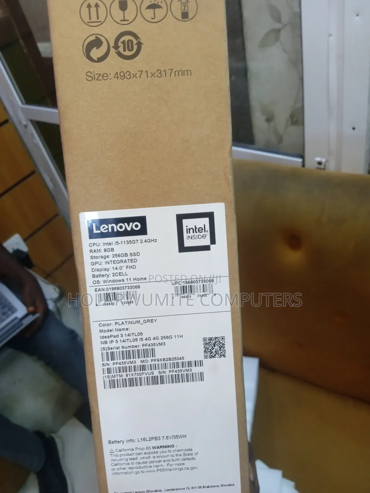 New Laptop Lenovo Ideapad 3 8GB Intel Core I5 SSD 256GB