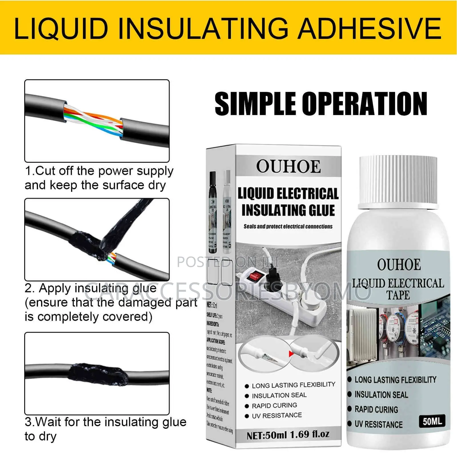 Ouhoe Liquid Electrical Insulating Glue - 50ml