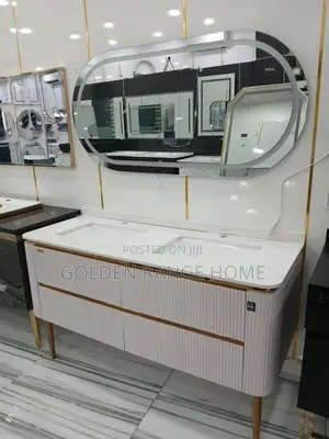 Executive Double Wash Hand Cabinet With Led Mirror