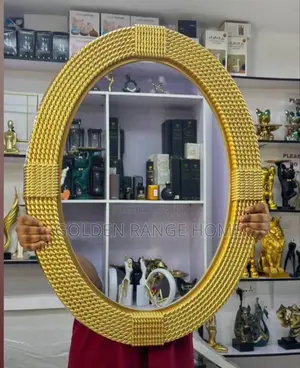 Gold Flame Mirror