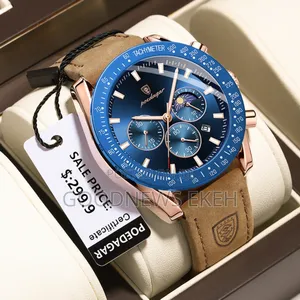 POEDAGAR 609 Man Luxury Chronograph Watch for Men