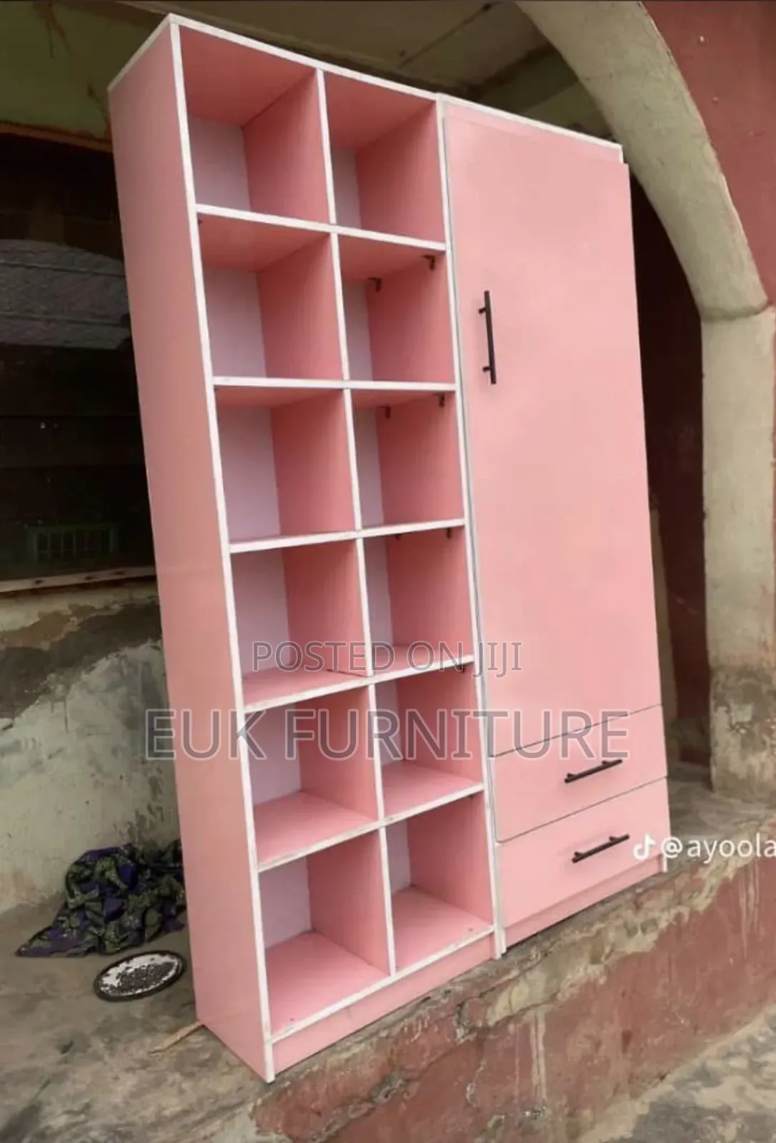 Wardrobe With Shelving Units