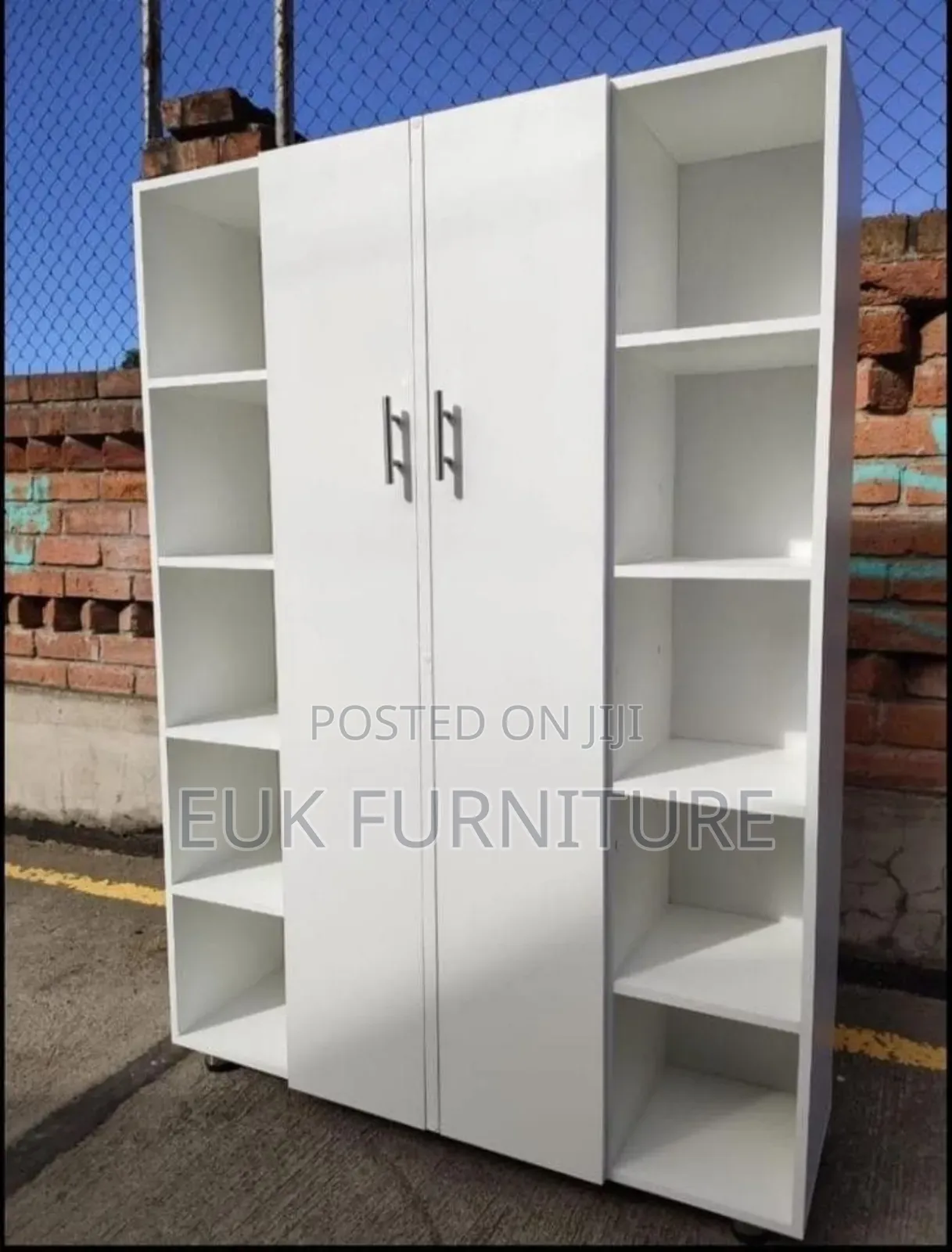 Wardrobe With Shelving Units