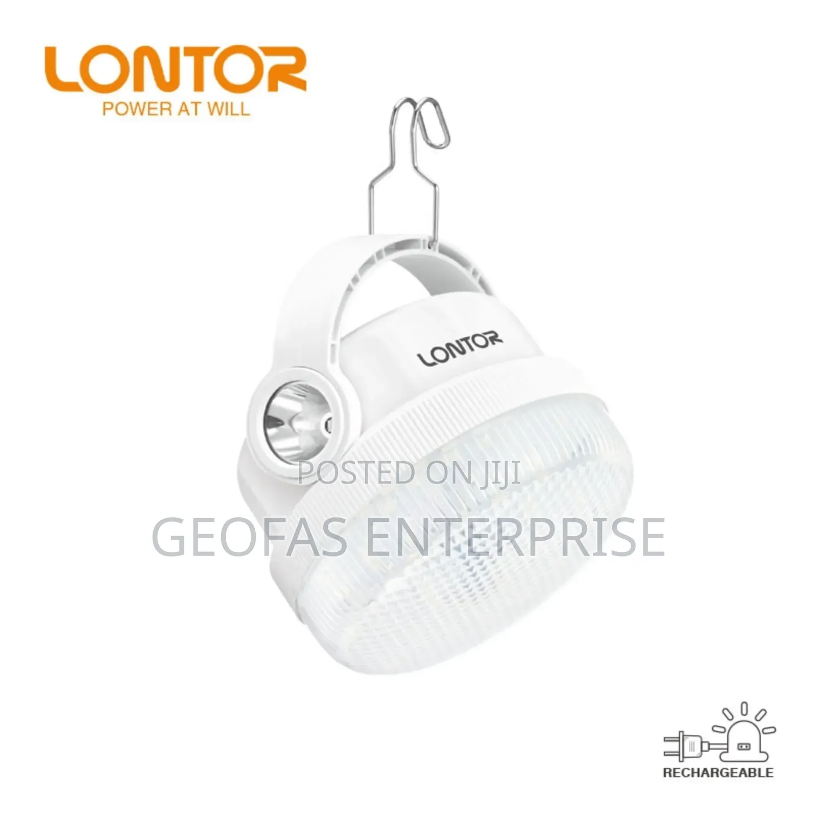 Lontor Rechargeable Led Emergency Bulb CTL-EB058-7
