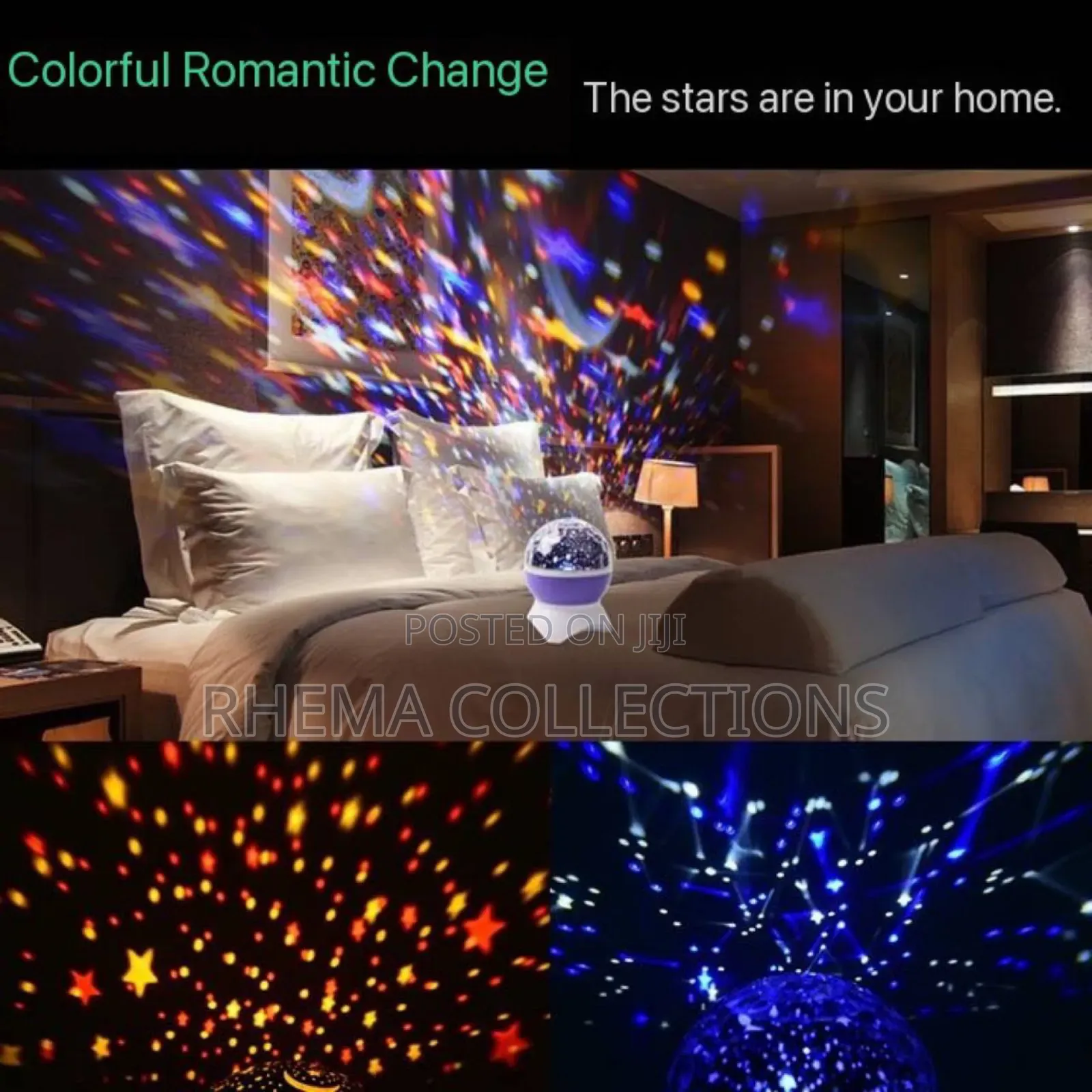 Starry Sky Night Light Projector With Bluetooth Connection