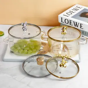 Glass Pot for Storing Food