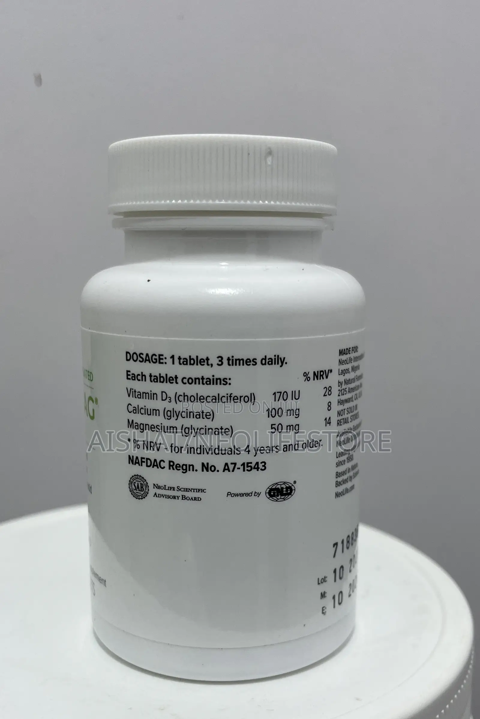 Chelated Cal - Mag ( Calcium and Magnesium )