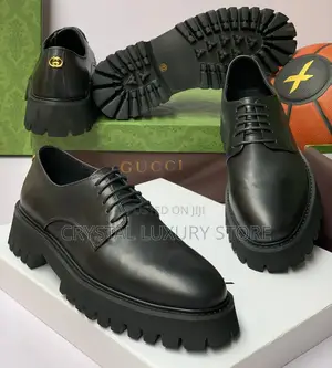 Gucci Quality Luxury Men Genuine Leather Shoe