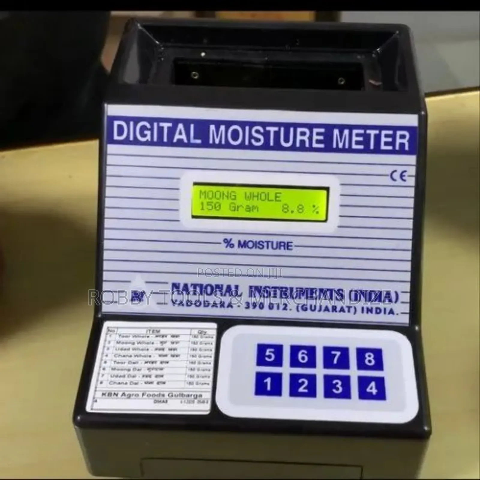 Digital Grain Moisture Meter (India)