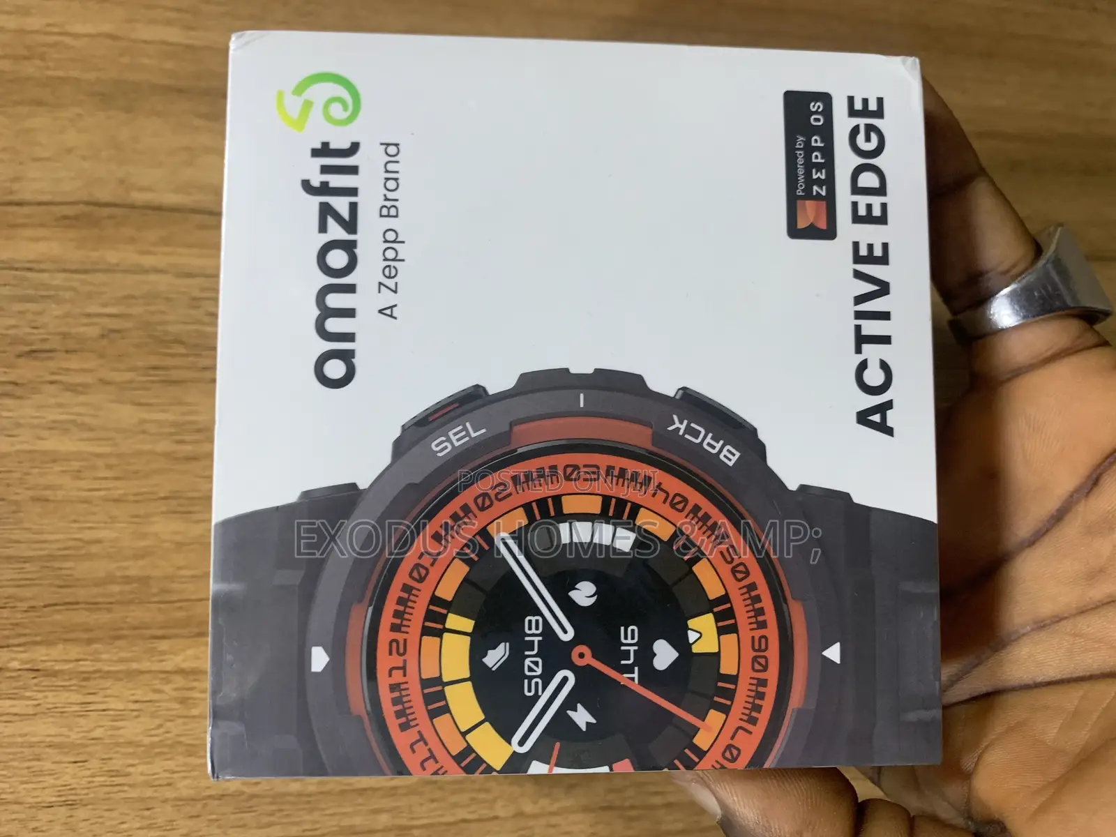 Amazfit Active Edge Smart Watch 46 Mm, Rugged Sport 