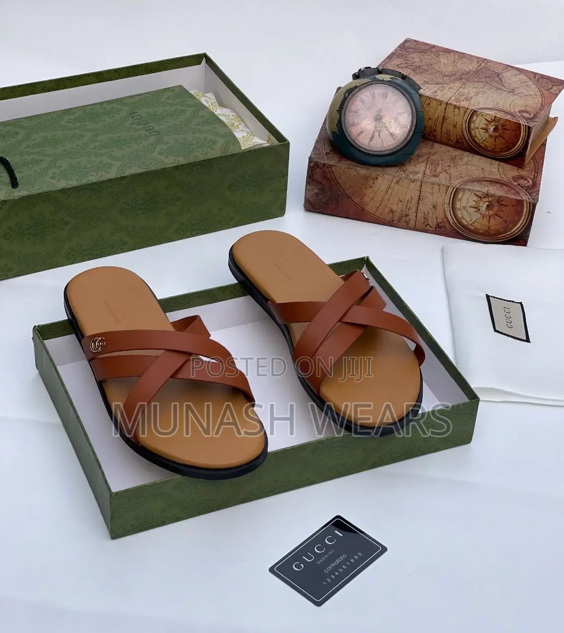 Gucci Leather Slipers
